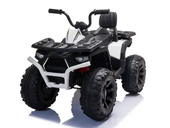 Titan Edition 24V Kids' Ride-On Quad ATV With Rubber Wheels, Leather Seat, MP3 and USB image 0