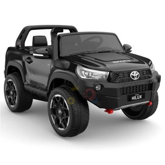 Toyota Hilux 24V Ride-On | Remote Control & MP4 | Black image 10