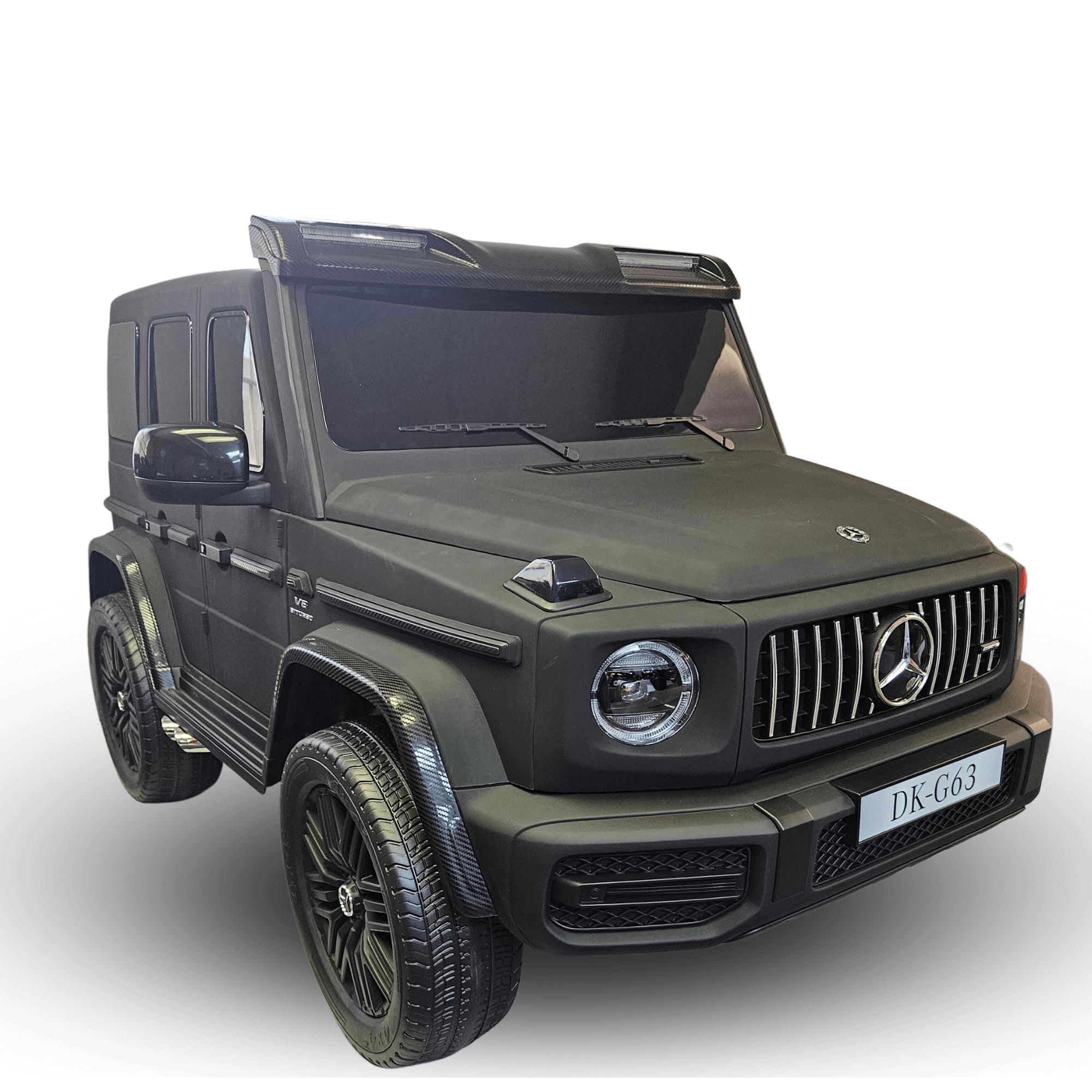 24V/4WD Platinum Edition XXL Mercedes G63 Kids Ride on Truck, MP4, 2x24V Batteries, EVA Wheels, Leather Seats, RC image 22