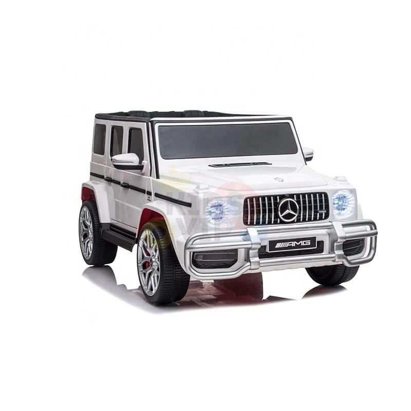 KidsVip Exclusive Mercedes Benz G Series 2-Seater 24V Kids Ride-on Truck, Eva Wheels, Leather Seats, Light-up Logo, 4WD,BT, RC +Assembly and 2 Years Warranty image 4