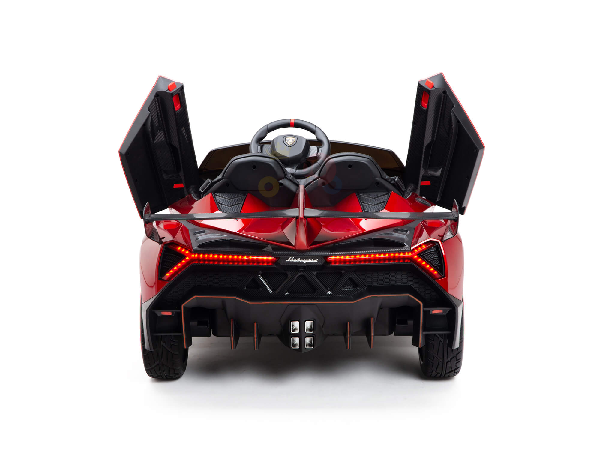 Painted Red Limited Edition Lamborghini Veneno 12V 4X4 Toddlers Ride-on Car, BT, RC image 3