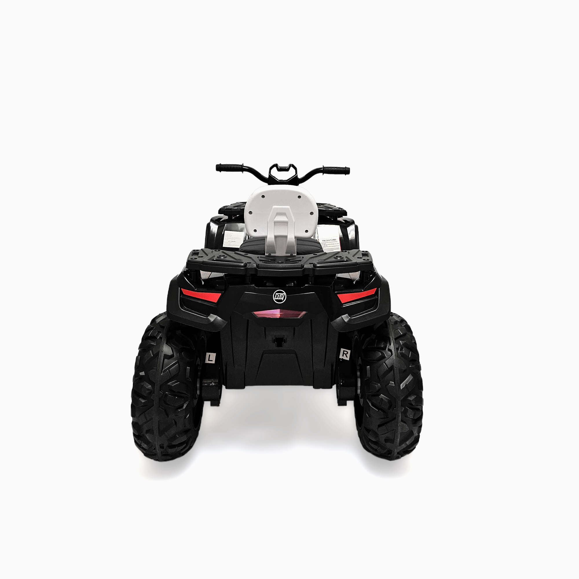 Upgraded Titan Edition 24V Kids’ 4x4 Ride-On Quad ATV with Rubber Tires, Leather Seat, BT image 5
