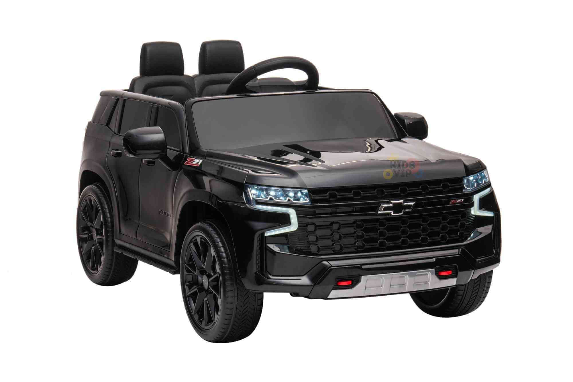 Officially Licensed Chevrolet Tahoe 1-Seater 12V Toddlers' And Kids' Ride-On Truck w/ Rubber Wheels, Leather Seats, USB, SD, MP3, BT, Parent RC - KIDS VIP image 6