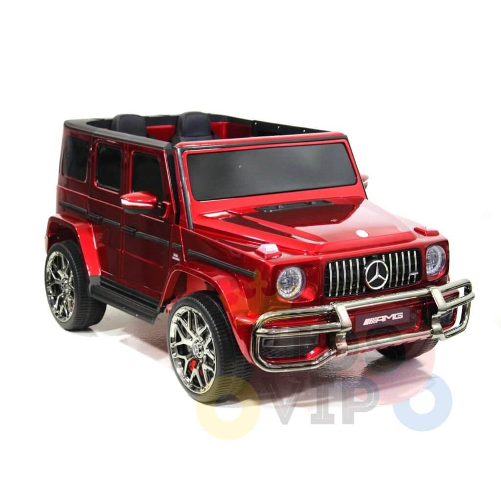Mercedes G Series 24V 2-Seater Ride-On | USB, BT, FM, 4WD, Remote Control | Red image 14
