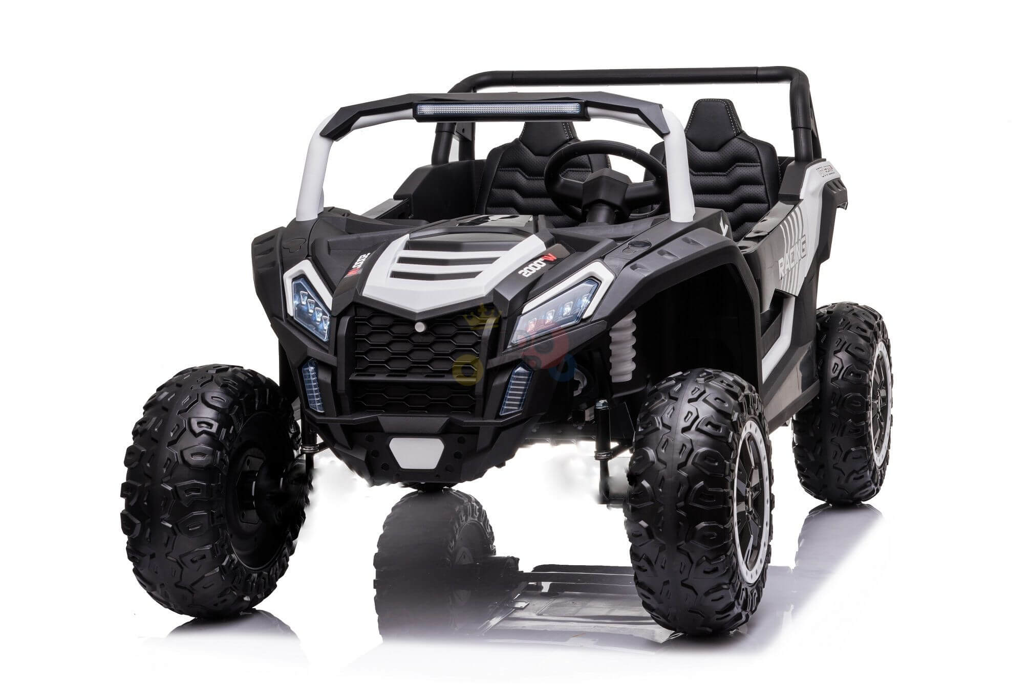 2 Seater XXL Edition Blade BT 24V/4WD Kids Exclusive Buggy/UTV With Rubber Wheels, Leather Seats image 8