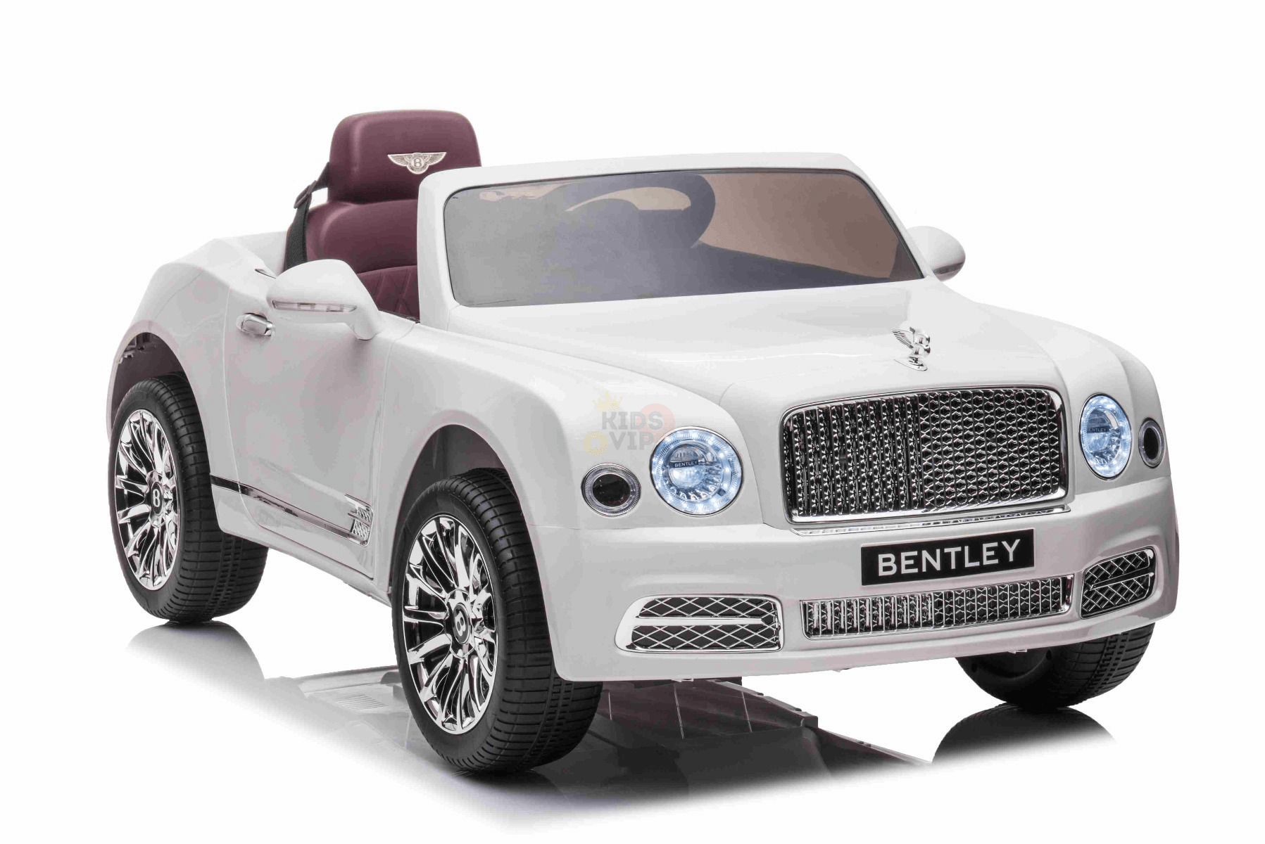 Officially Licensed and Certified Bentley Mulsanne Ride-On Car With Rubber Wheels, MP3 Music, Remote Control image 4