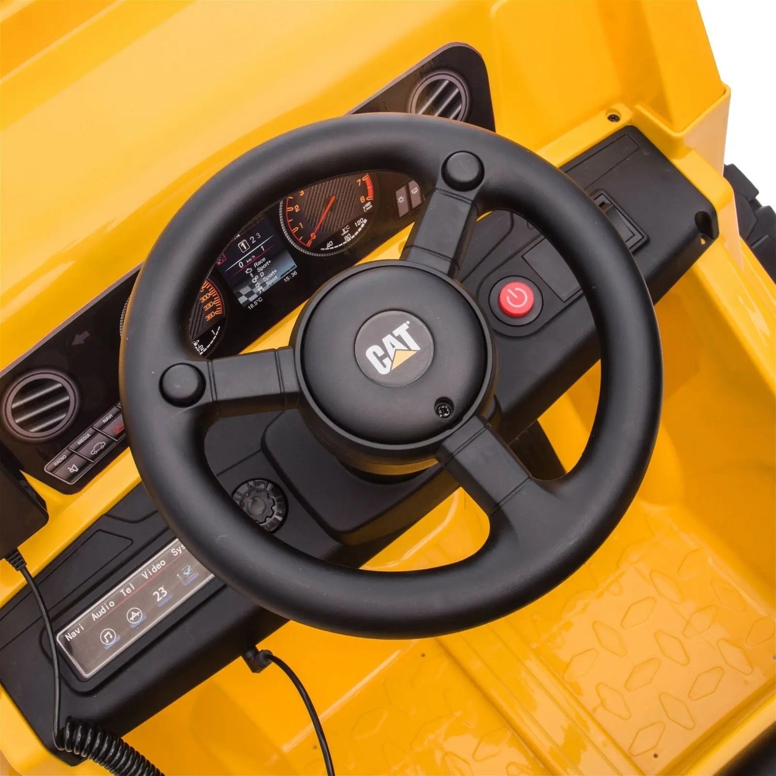 CAT 12V 1-Seater Ride-On Dump Truck