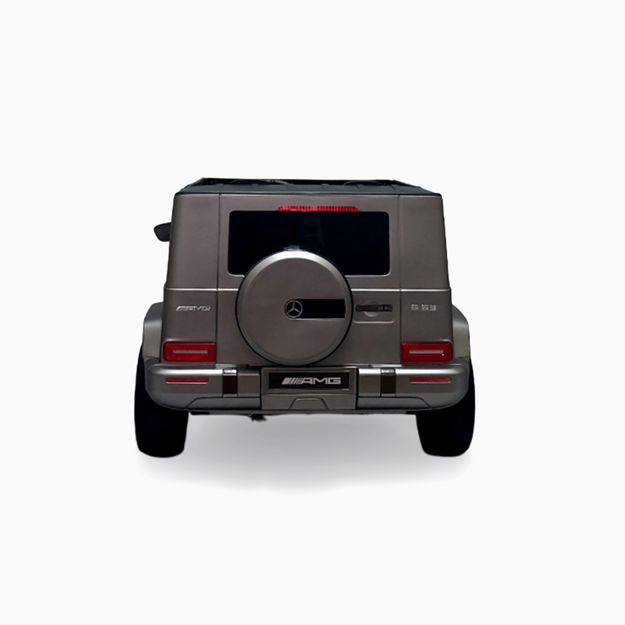 Exclusive Matte Grey Mercedes Benz G Series 2-Seater 24V Kids Ride-on Truck, EVA Wheels, Leather Seats, Light-up Logo, 4WD, BT, RC image 8