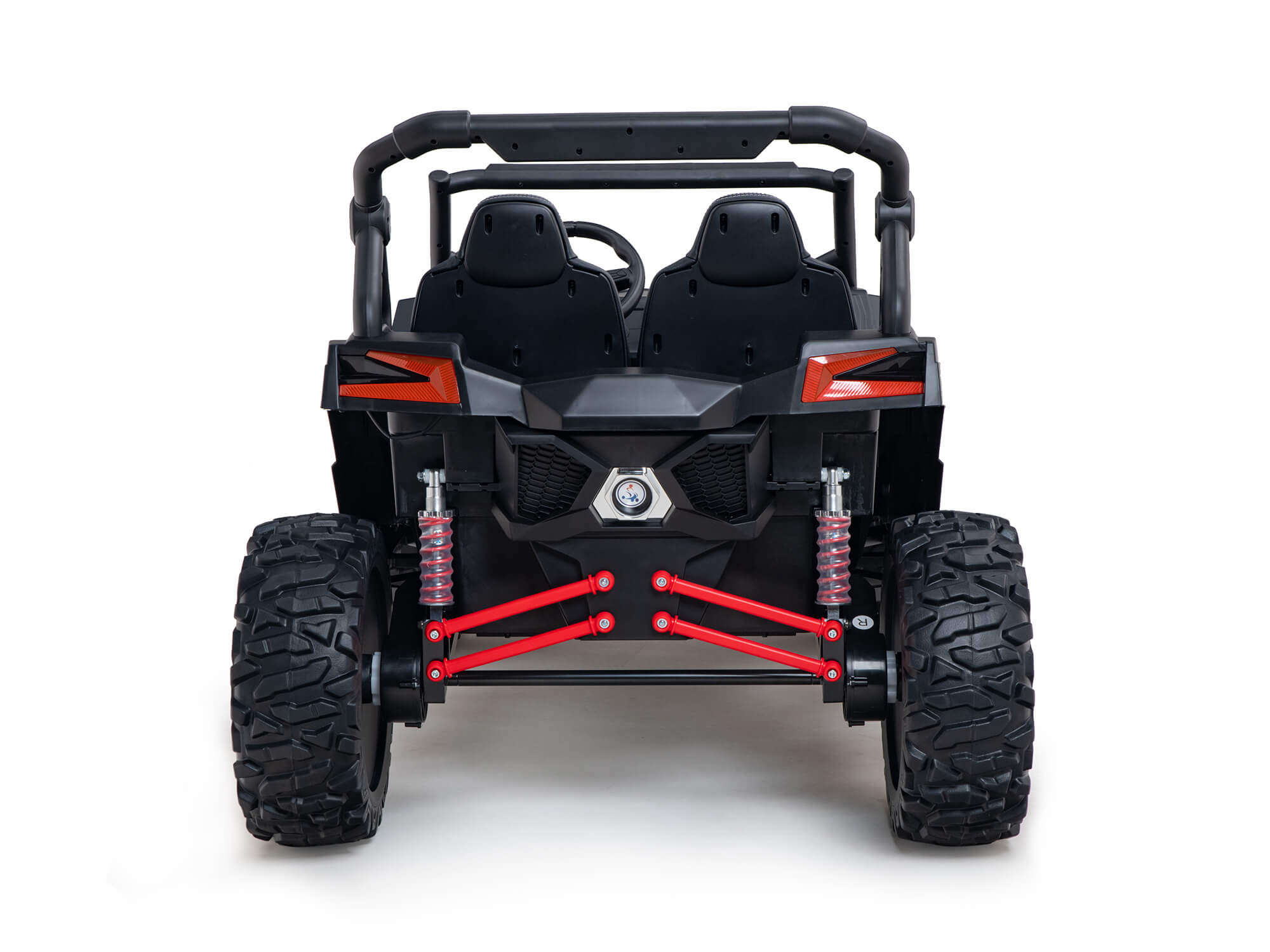 Black 2-Seater XXL Premium MegaTrek 2-Seater 24V 4X4/AWD Kids Ride on UTV Buggy W/ EVA Rubber Wheels, BT & RC