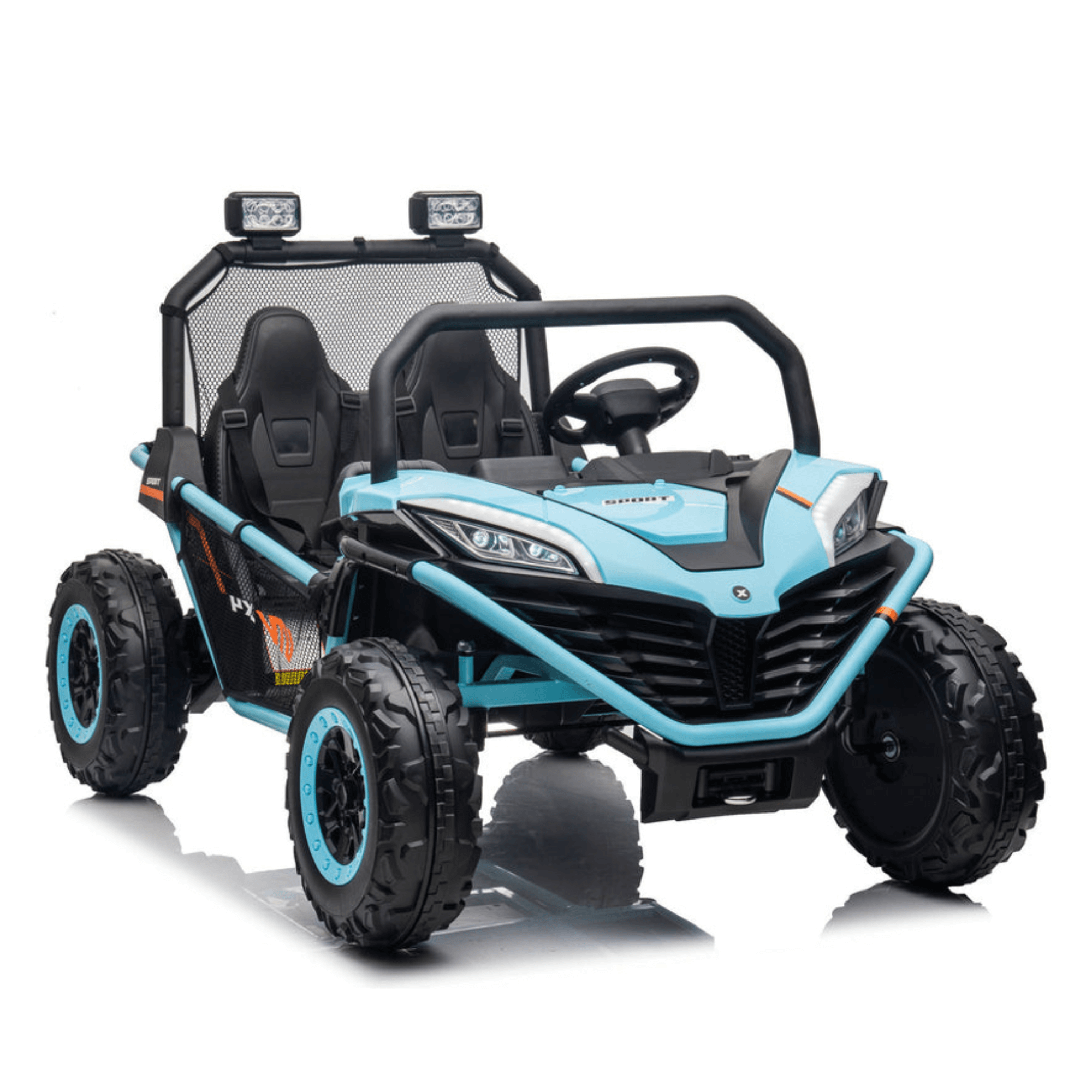 Embark on Thrilling Journeys: Luxurious Blue Two-Seater 12V 4WD Dune Buggy for Kids with Remote Control - Your Ultimate Adventure Ride! image 17