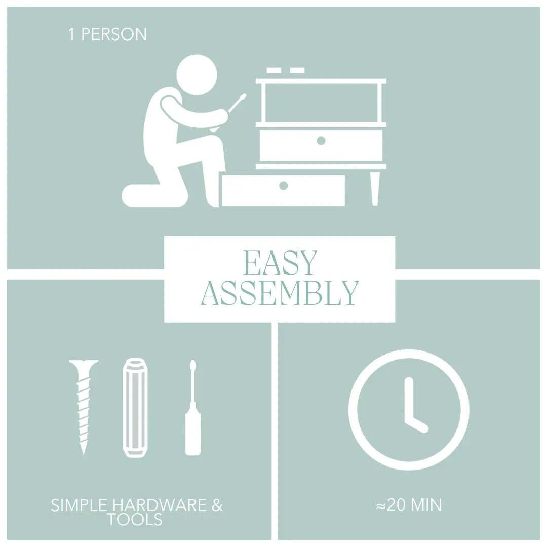 APPLE JUNIOR - Montessori Floor Bed with Rails & Shelves.