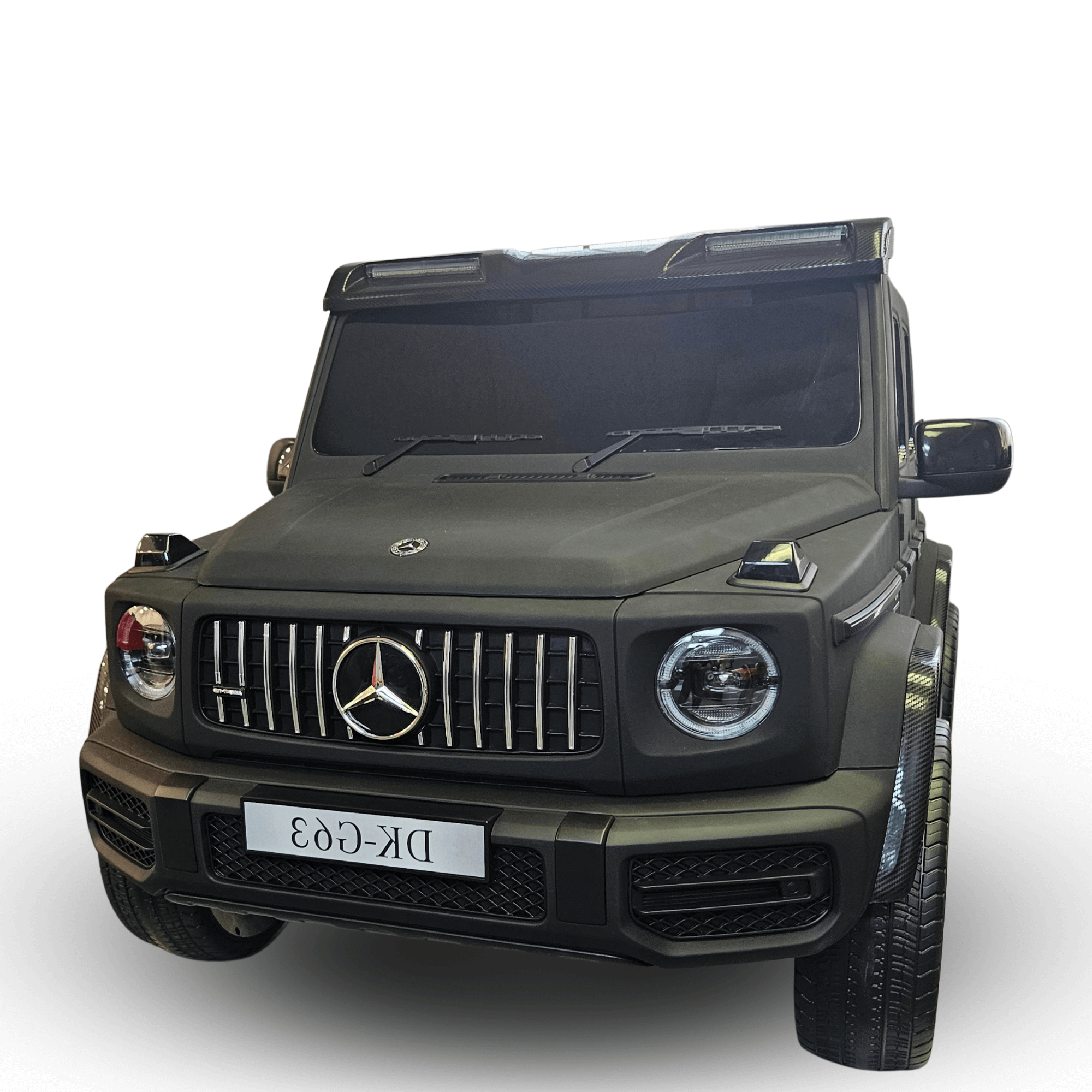 24V/4WD Platinum Edition XXL Mercedes G63 Kids Ride on Truck, MP4, 2x24V Batteries, EVA Wheels, Leather Seats, RC image 16