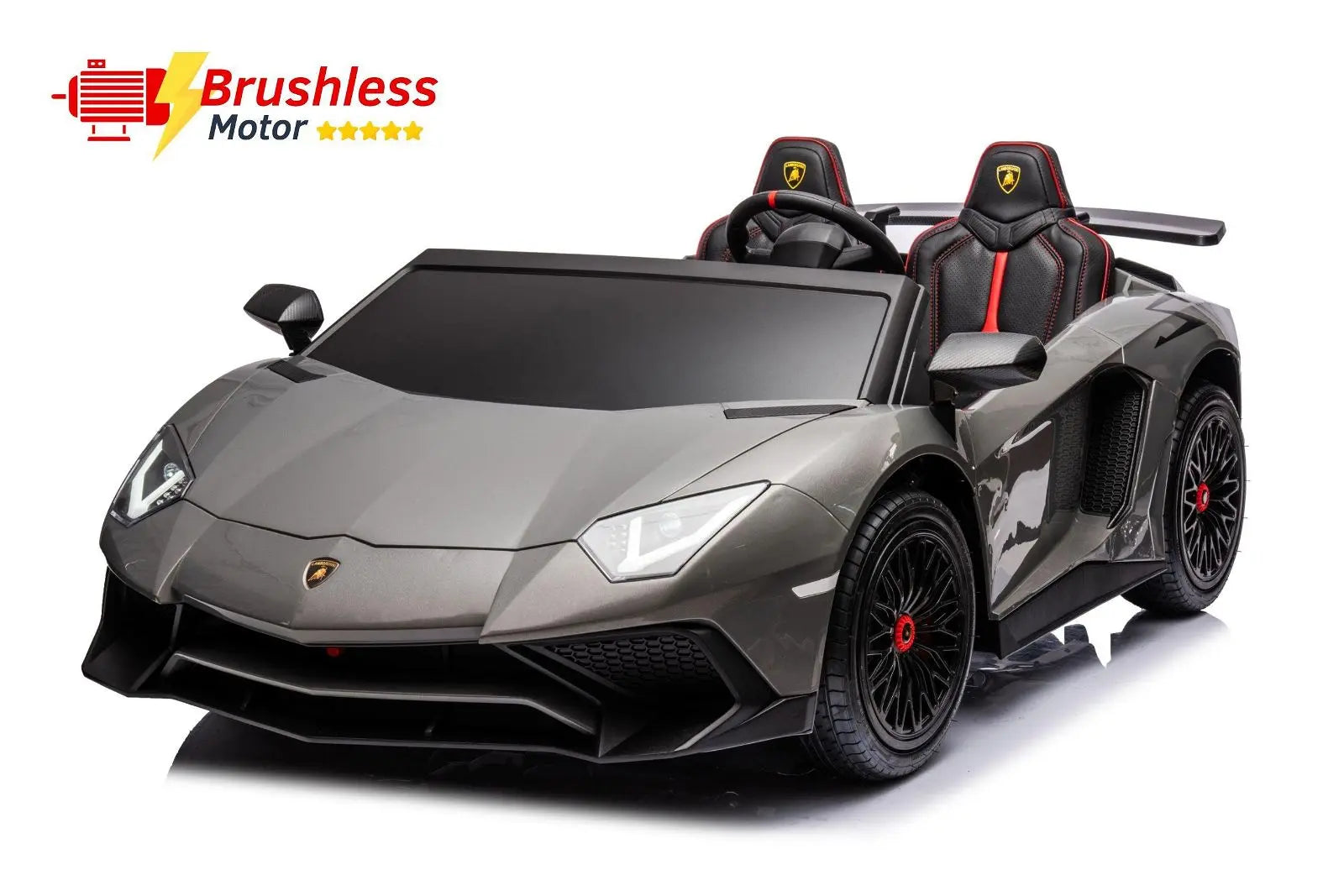 Officially Licensed Lamborghini Aventador 24V 2-Seater Ride-On Car