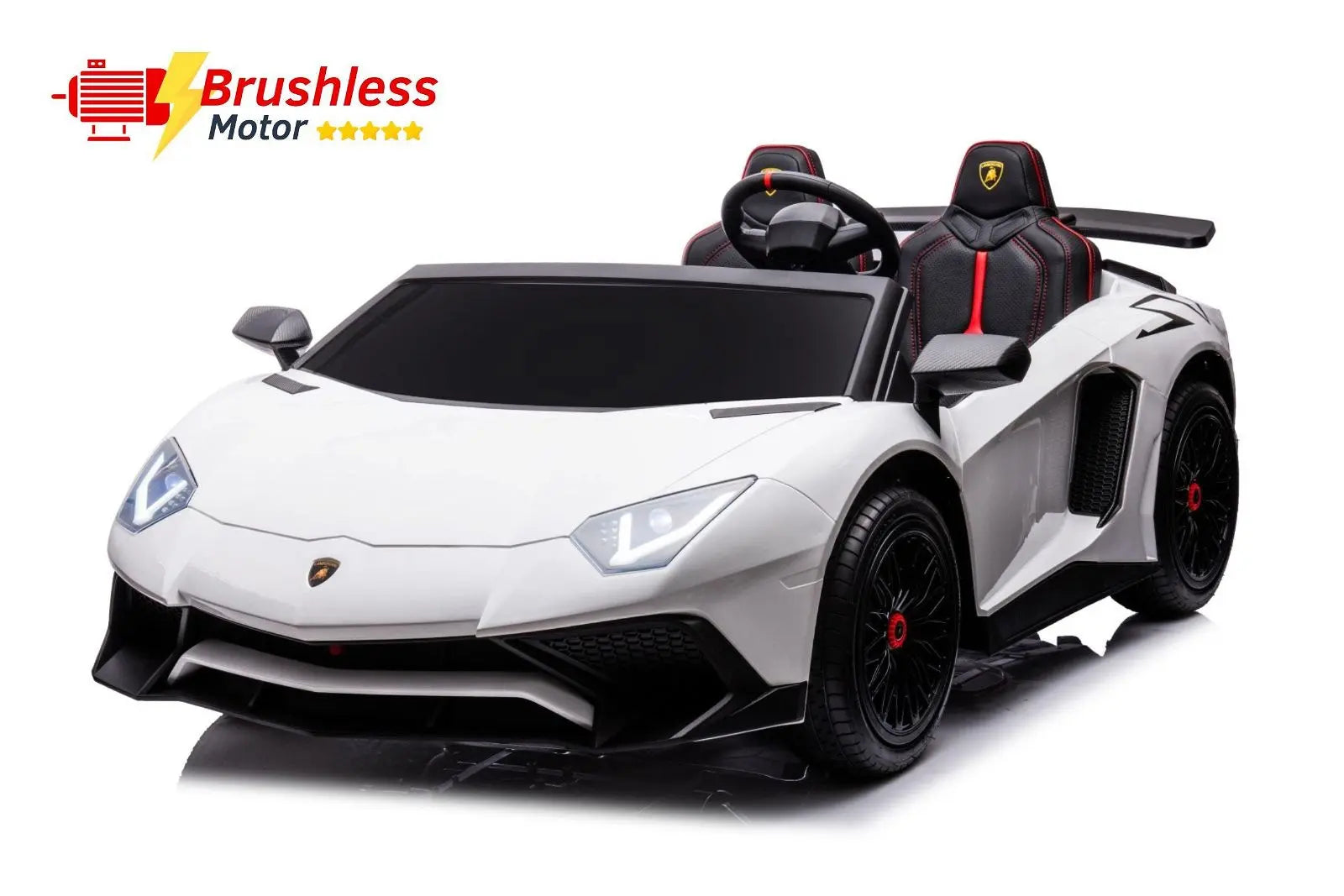 Officially Licensed Lamborghini Aventador 24V 2-Seater Ride-On Car