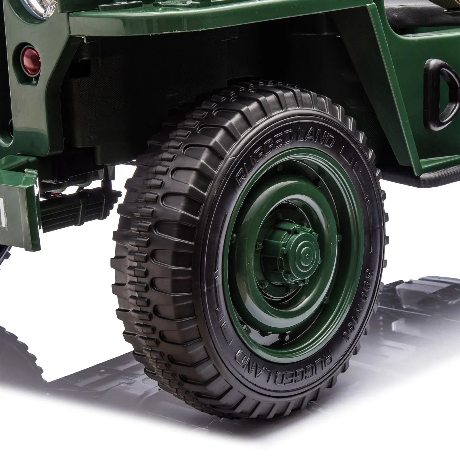 Military Willy 24V 3-Seater 4x4 Kids Ride-On Truck