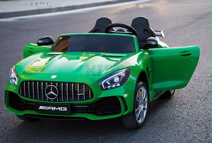 2 Seats Mercedes Benz GTR Ride On Car w/ 2X12V Batteries, 4WD, Rubber Wheels, RC image 10