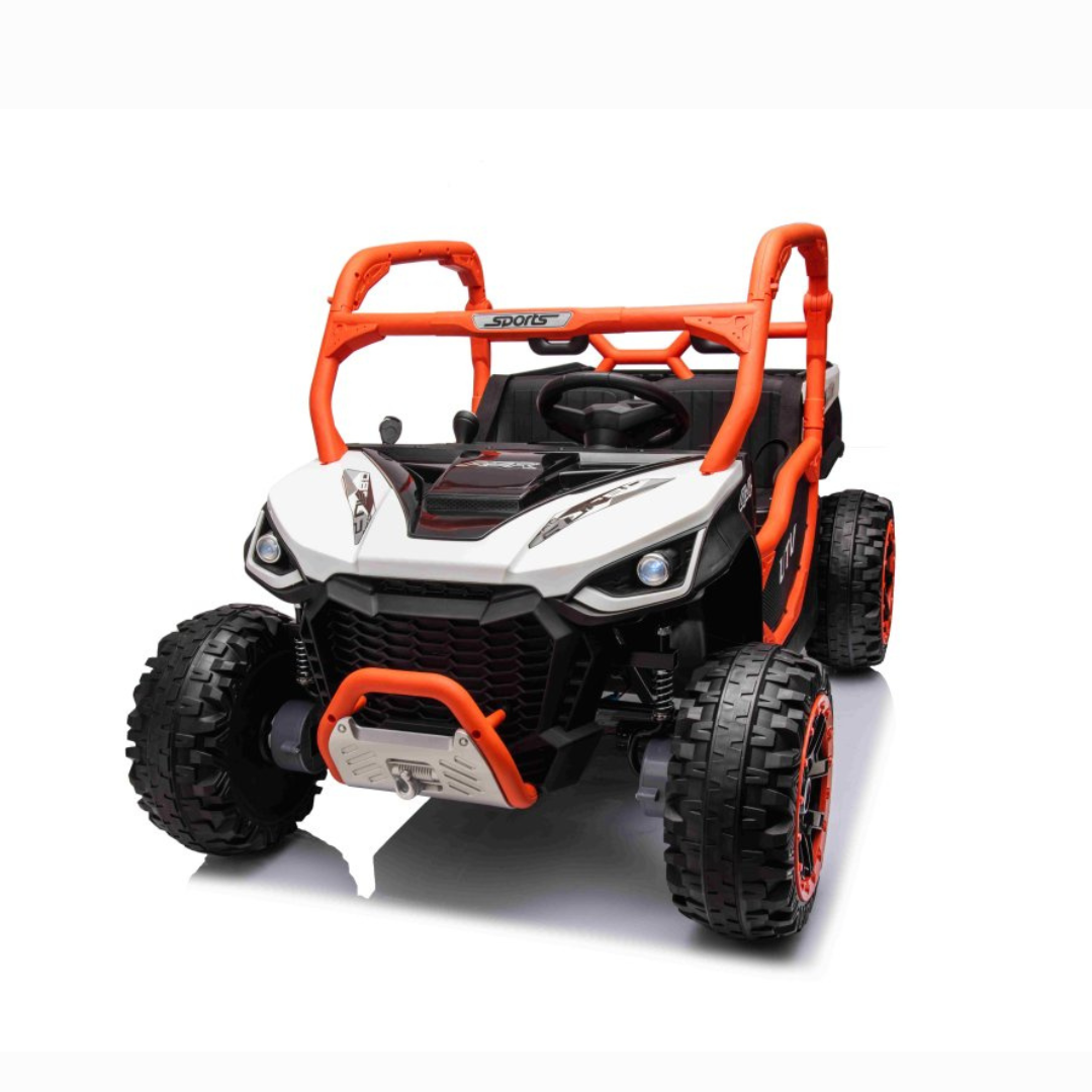 24V Farmer Edition 2-Seater 4x4 Kids' Ride-on UTV Buggy W/ EVA Rubber Wheels, Dump Bed, Music & RC