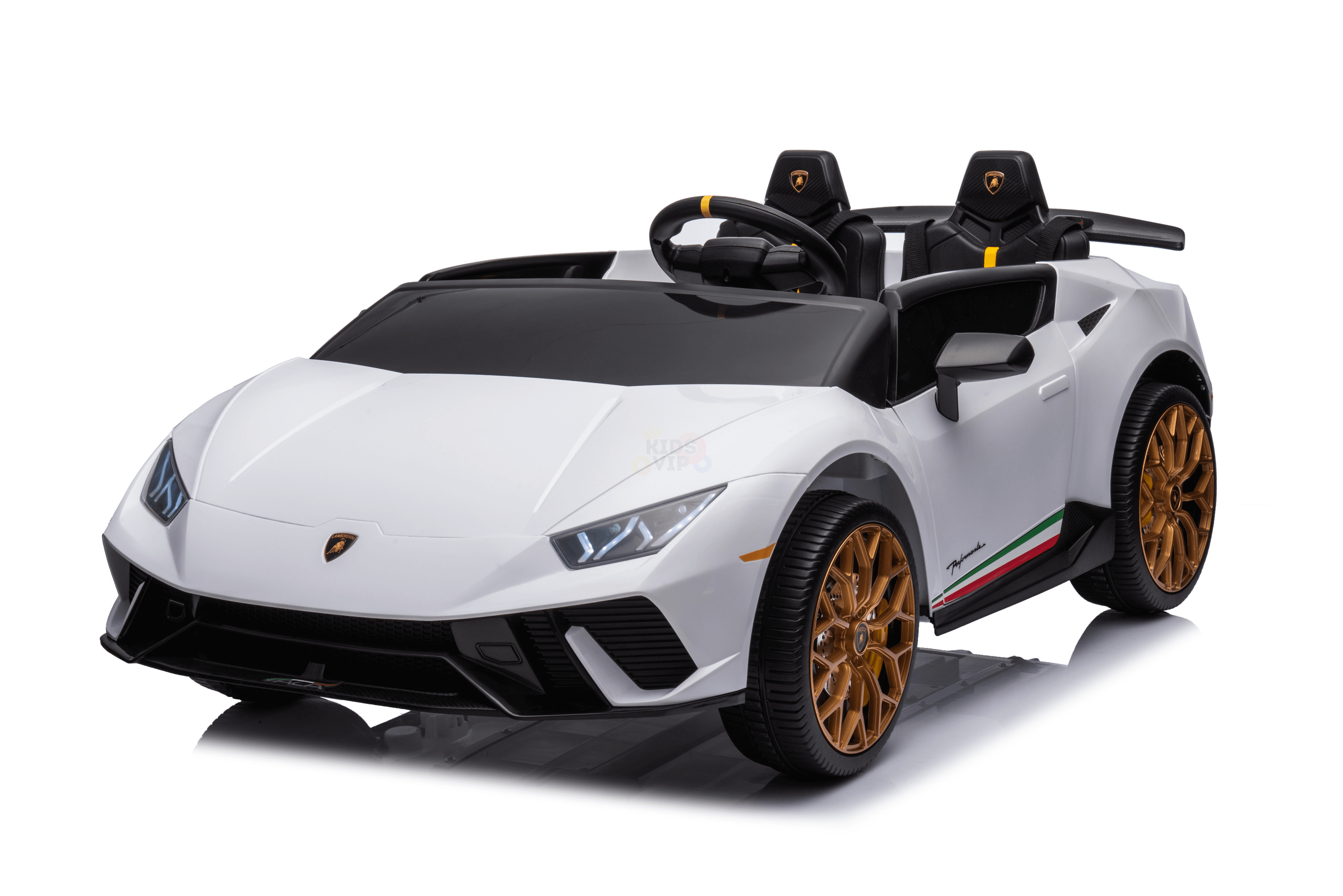 White 2-Seater Officially Licensed 24V Lamborghini Huracan 4x4 Complete Edition Ride-On Car image 5