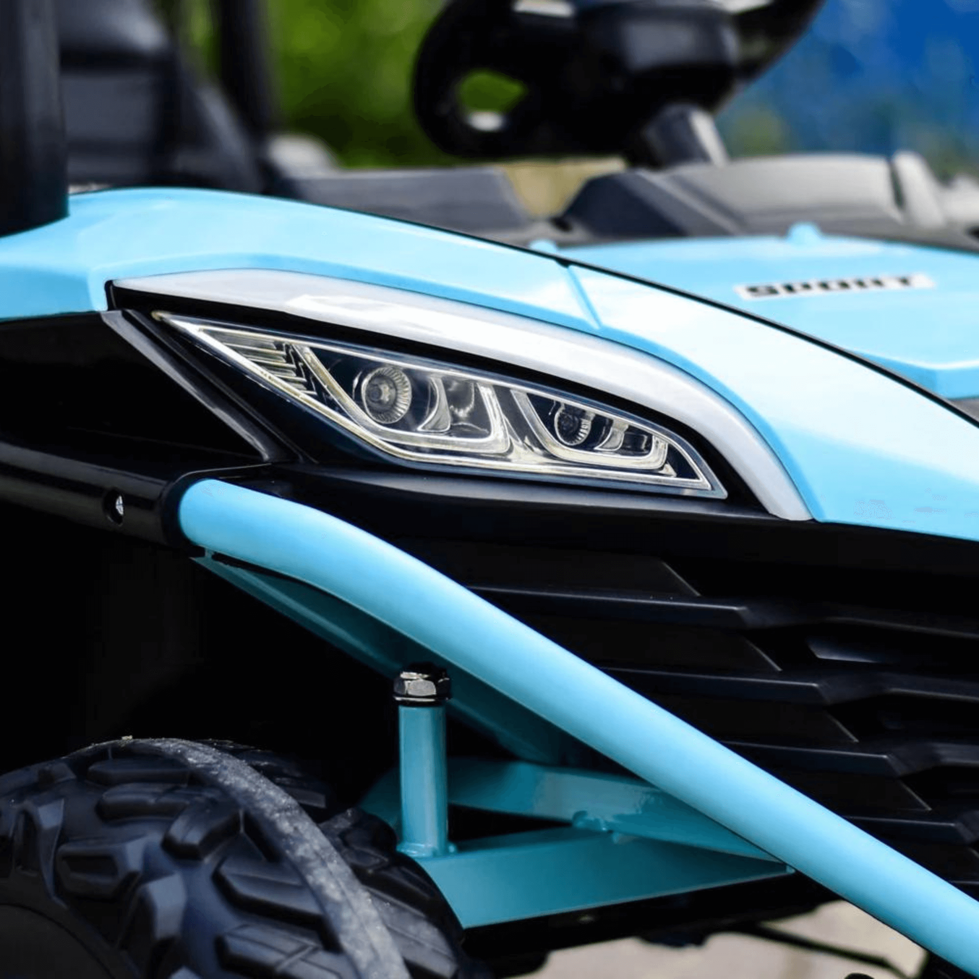 Embark on Thrilling Journeys: Luxurious Blue Two-Seater 12V 4WD Dune Buggy for Kids with Remote Control - Your Ultimate Adventure Ride! image 6