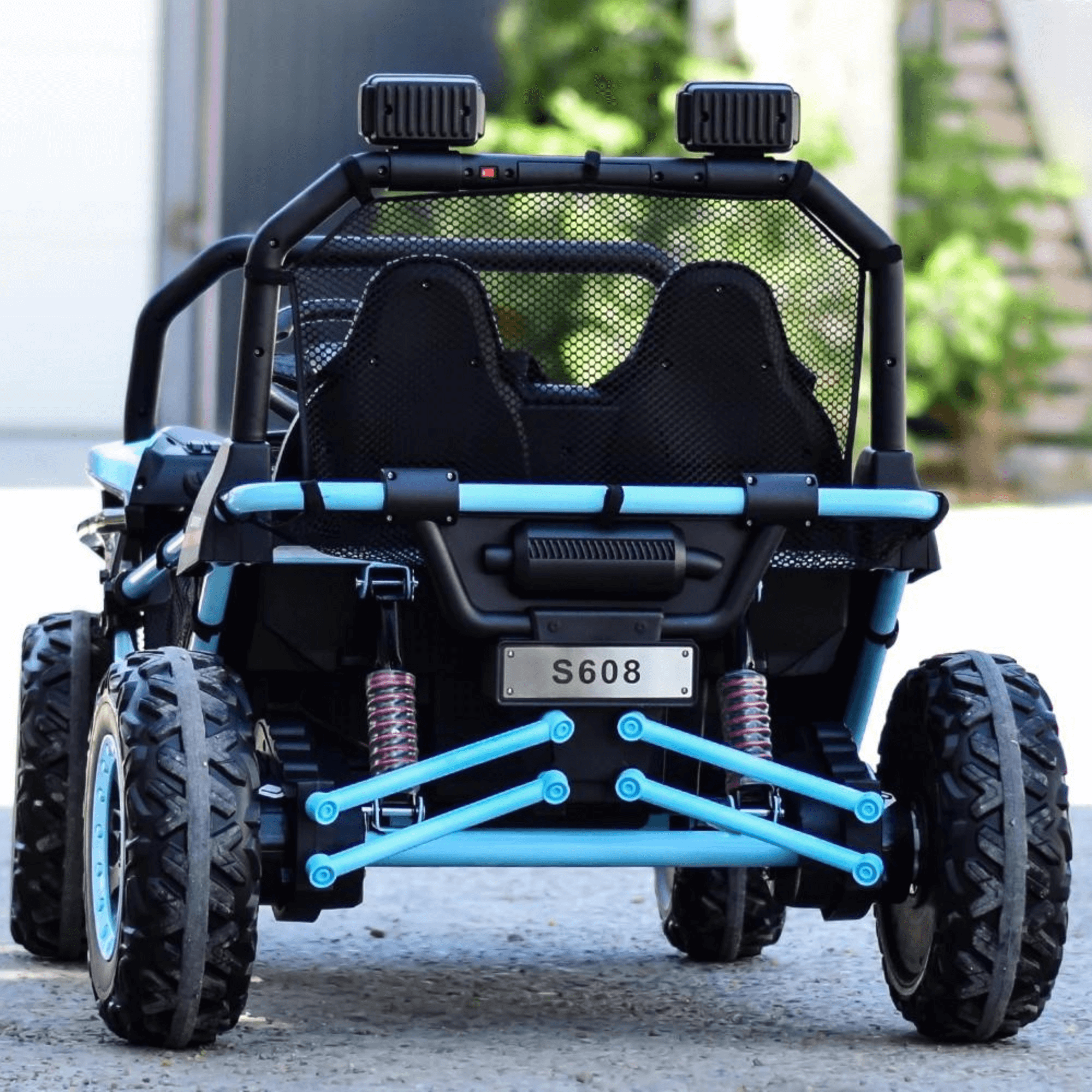 Embark on Thrilling Journeys: Luxurious Blue Two-Seater 12V 4WD Dune Buggy for Kids with Remote Control - Your Ultimate Adventure Ride! image 10