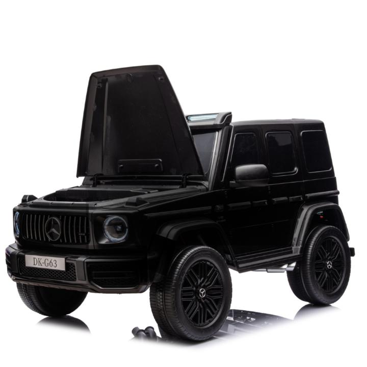 24V/4WD Platinum Edition XXL Mercedes G63 Kids Ride on Truck, MP4, 2x24V Batteries, EVA Wheels, Leather Seats, RC image 25