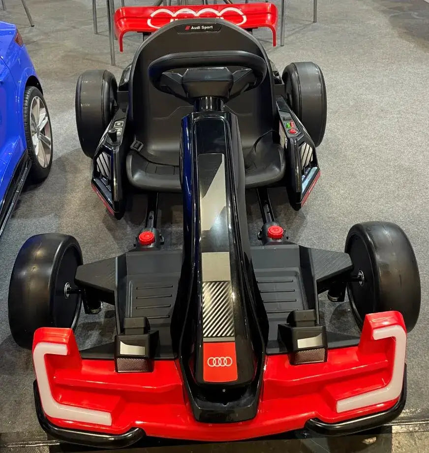 Newest Upgraded 24V Audi Kids Drifting Go Kart - Red image 8