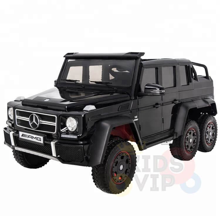 XXL 6X6/6WD Edition Mercedes G63 Kids Ride on Truck,2x12V, Eva Wheels, Leather Seats, RC image 17