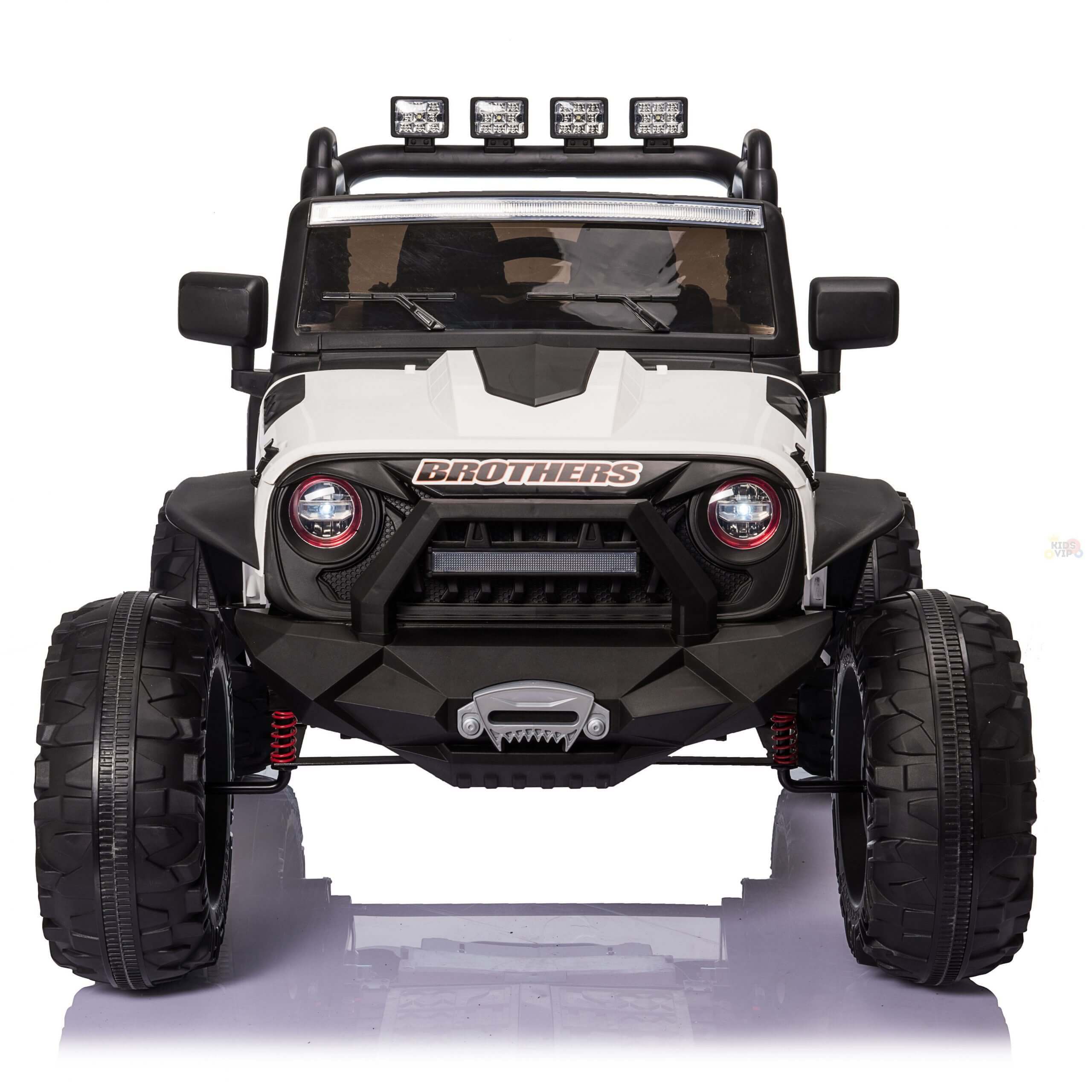 EVA Big Wheels Edition 24V Kids’ Ride-On Truck With Rubber Wheels & RC image 10