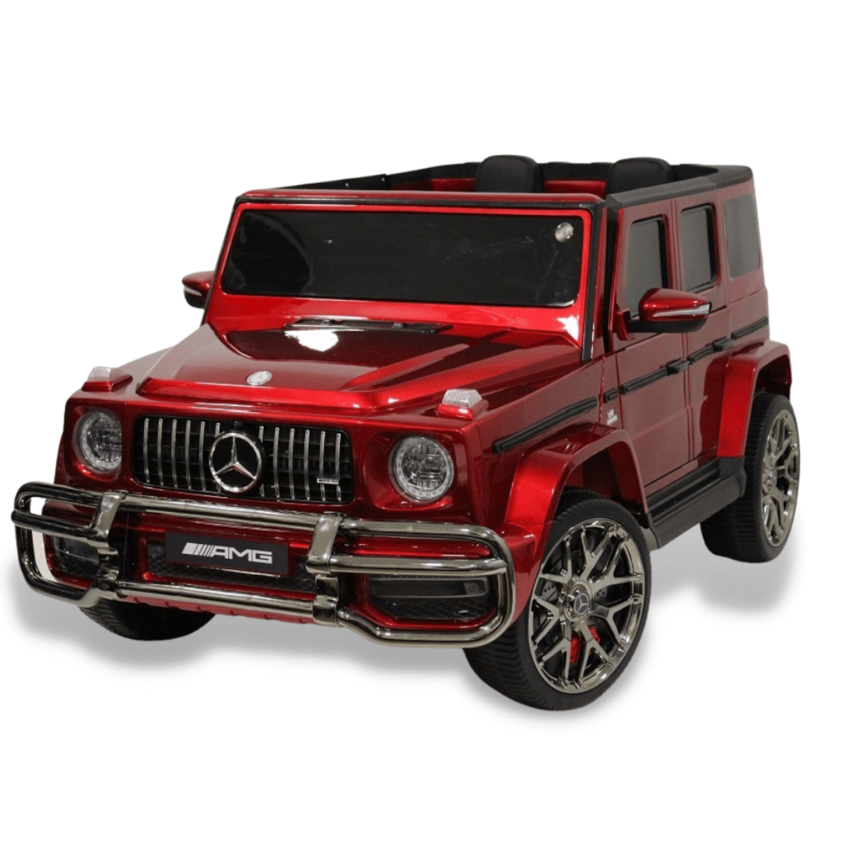 Mercedes G Series 24V 2-Seater Ride-On | USB, BT, FM, 4WD, Remote Control | Red image 4