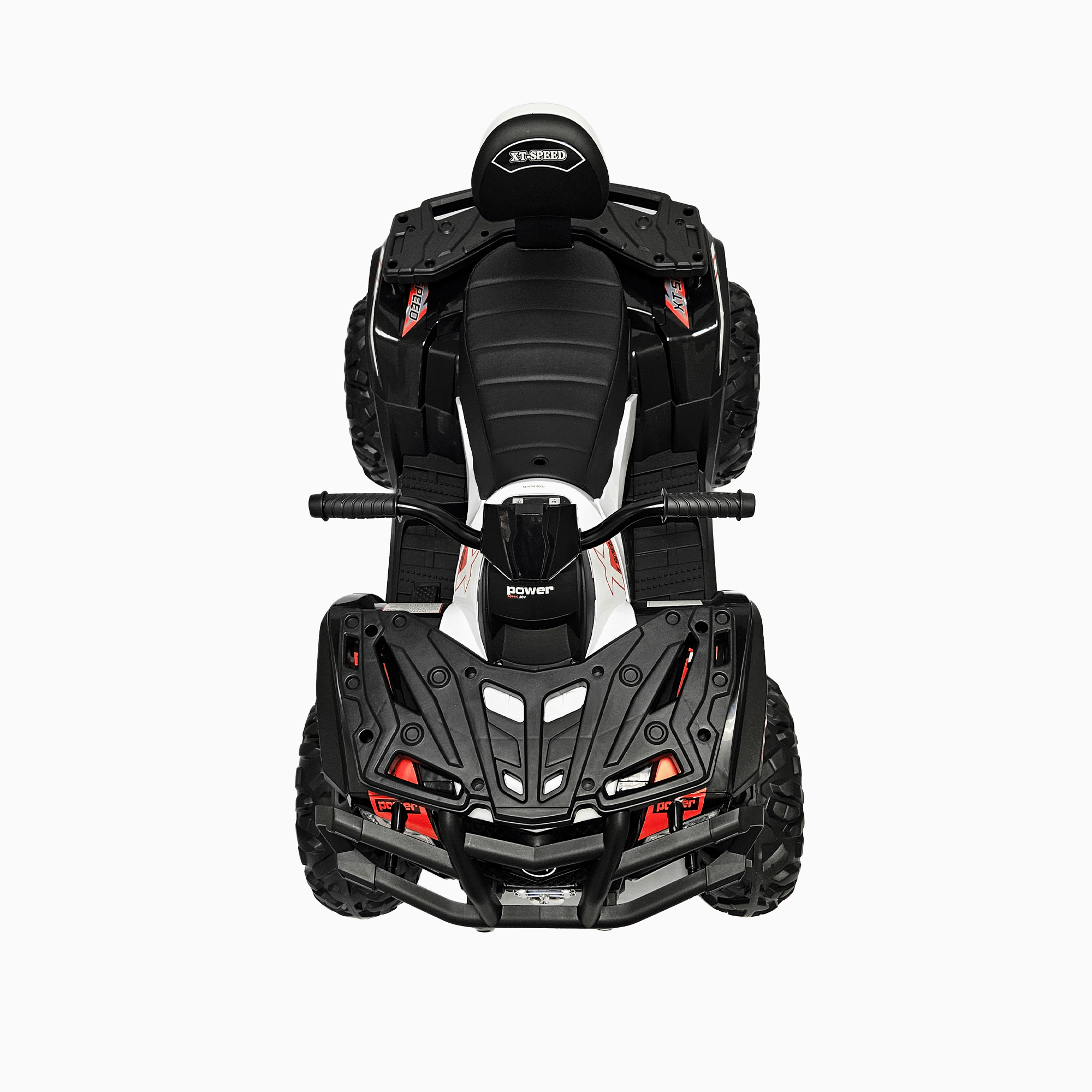 Upgraded Titan Edition 24V Kids’ 4x4 Ride-On Quad ATV with Rubber Tires, Leather Seat, BT image 8