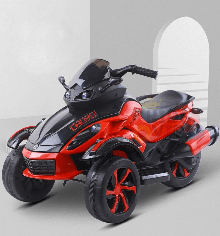 Junior Sport Edition 12V 3-Wheel Ride-on ATV | Red image 5