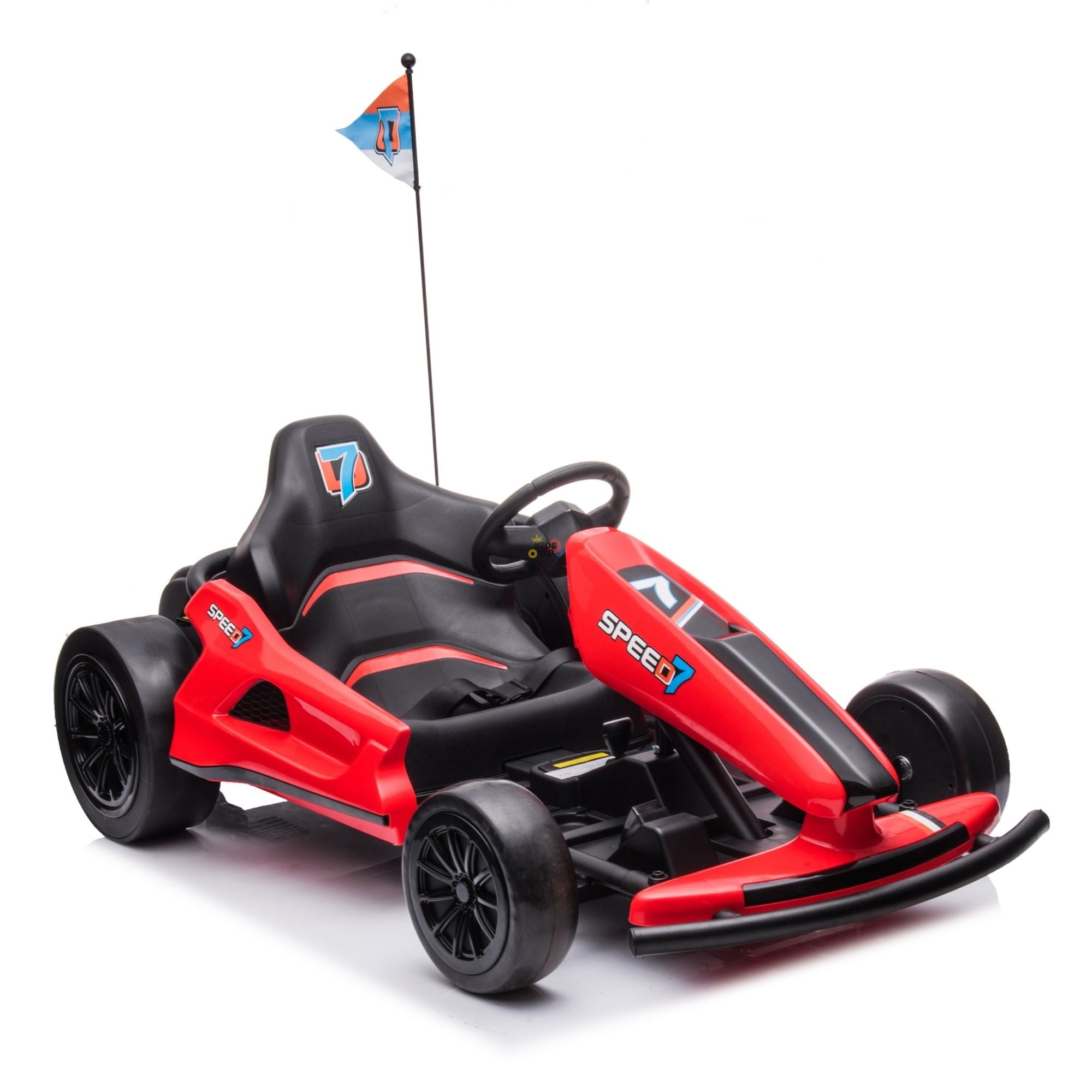 Big Kids Upgraded 24V Furious Edition Drifting Go Kart, Music Amplifier, Lights image 3