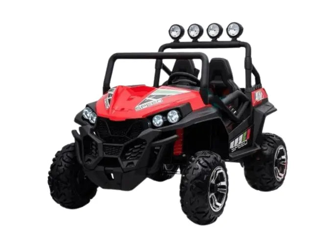 24V Enhanced 4X4 Viper Ride-On Buggy/UTV for 2 Riders With Leather Seats, Rubber Wheels, Bluetooth, Remote Control image 0