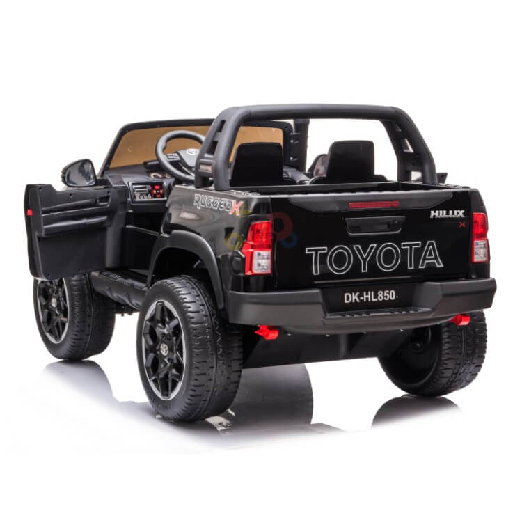Toyota Hilux 24V Ride-On | Remote Control & MP4 | Black image 13
