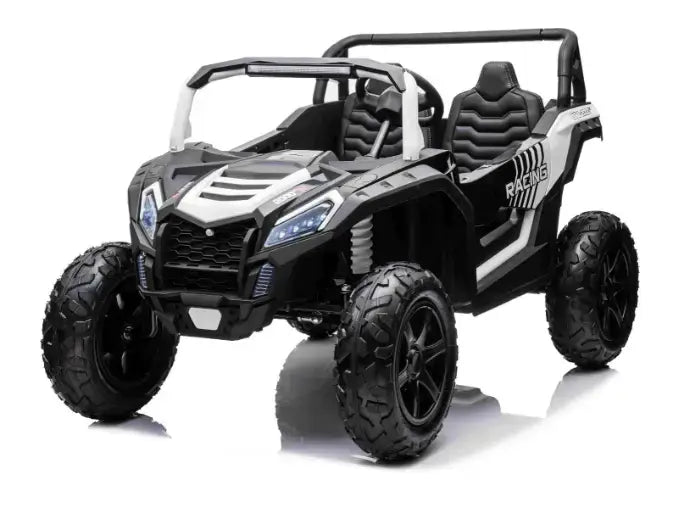 White Heavy Duty Blade XR Edition 2-Seater 24V/180W Ride-On Buggy, Brushless Motor, Inflatable Tires, No RC image 0