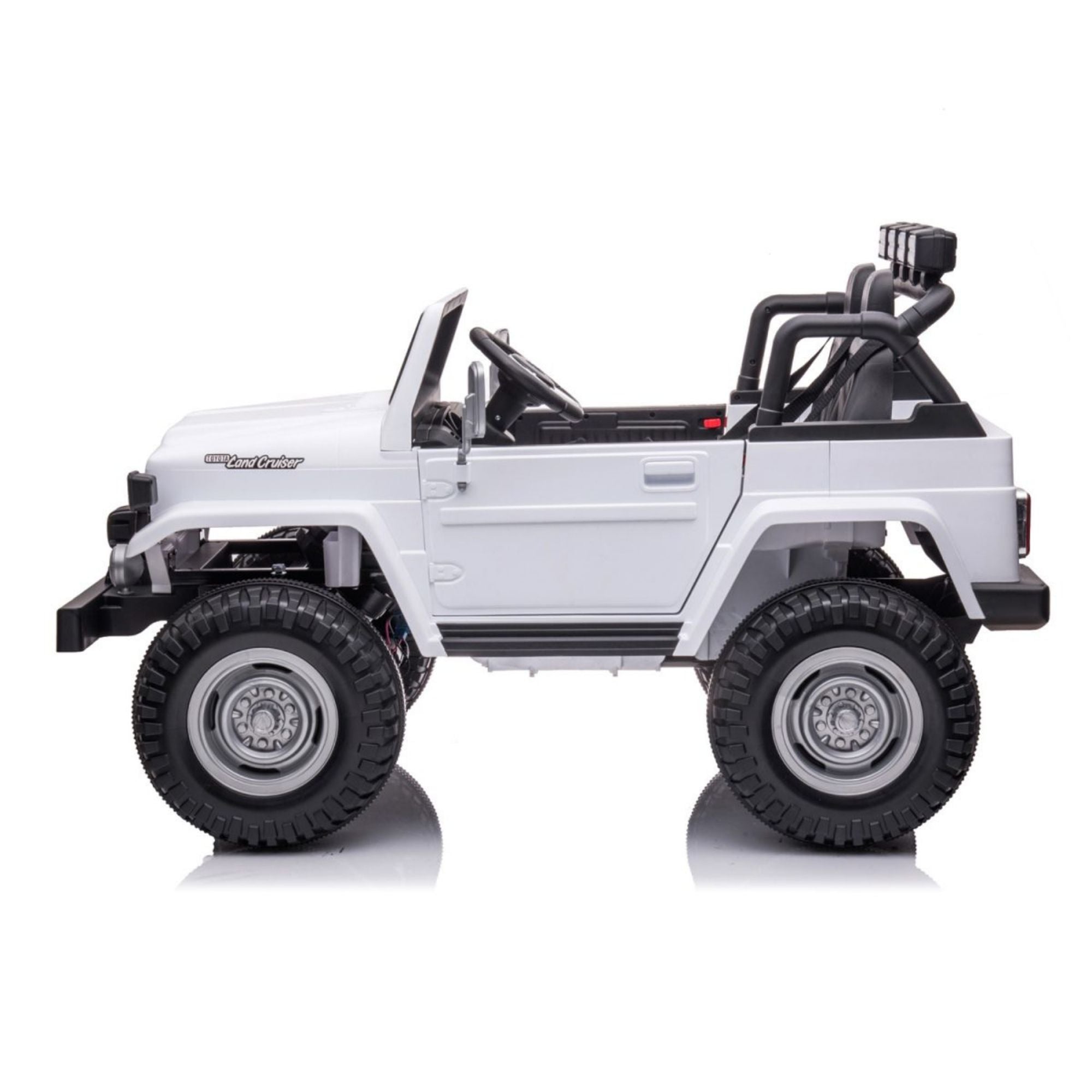 White 2-Seater Premium Edition Toyota 24V / 4x4 Truck for Kids, RC image 16