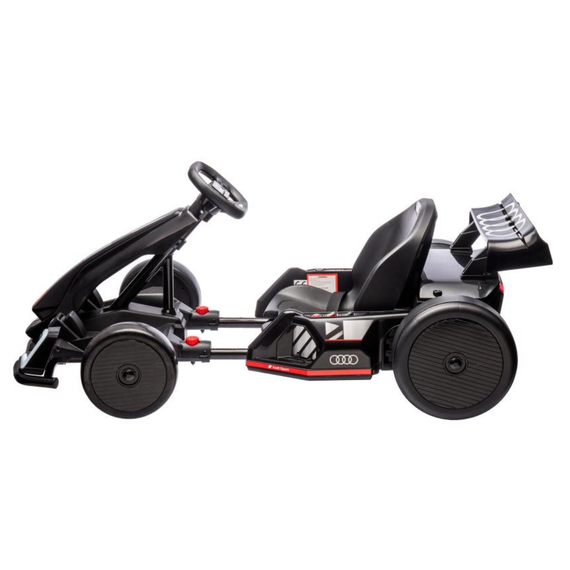 Newest Upgraded 24V Audi Kids Drifting Go Kart - Black image 7