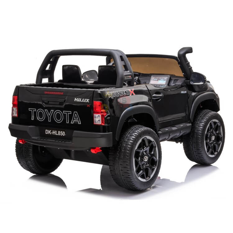 Toyota Hilux 24V Ride-On | Remote Control & MP4 | Black image 11