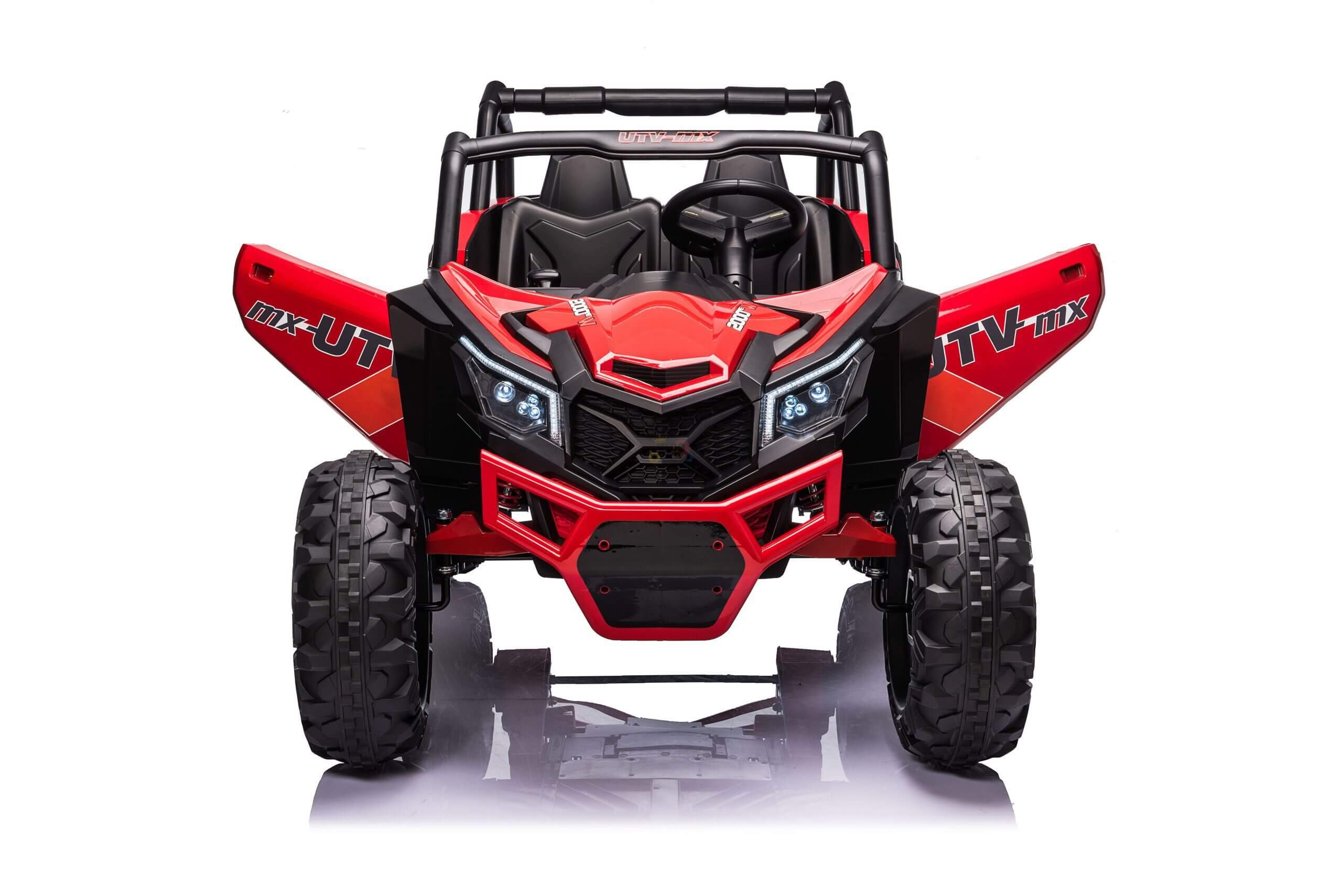 Challenger Edition 2-Seater XXL 4X4 24V Ride-On Buggy / UTV | SD, USB, MP3, 4WD | Red image 1