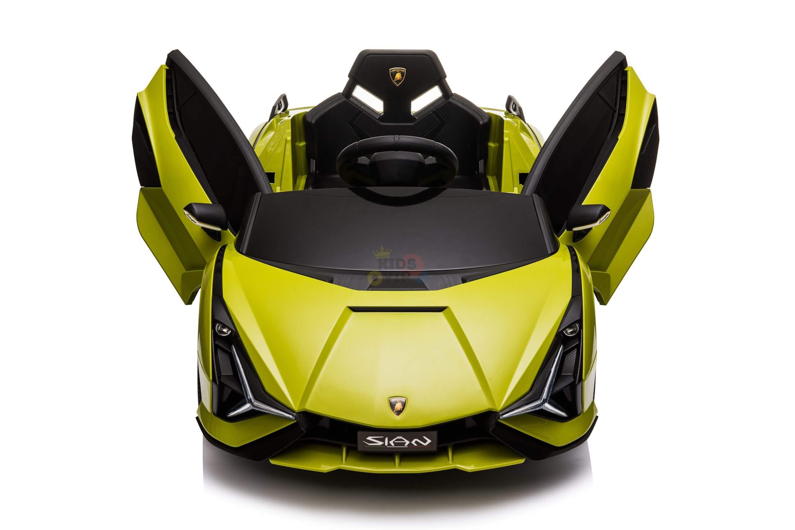 Limited Edition Lamborghini Huracan 1-Seater 12V Toddlers' and Kids' Ride-on Car w/ Rubber Wheels, Leather Seat w/ Seatbelt, Rocking Hydraulics, USB, BT, Parent RC - KIDS VIP image 3