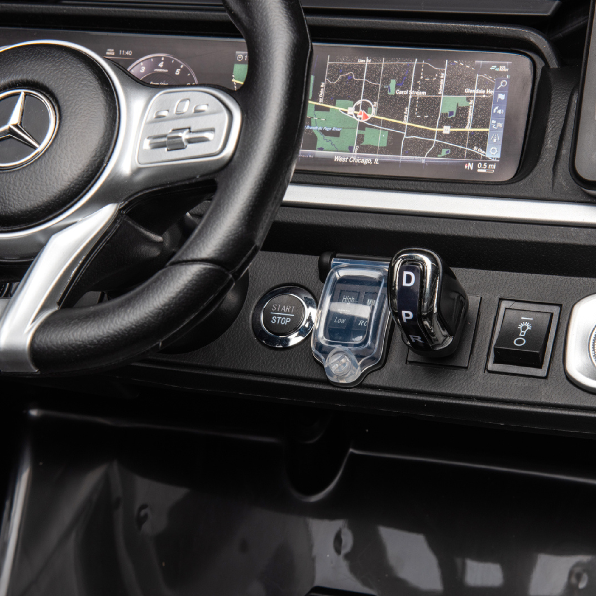 24V/4WD Platinum Edition XXL Mercedes G63 Kids Ride on Truck, MP4, 2x24V Batteries, EVA Wheels, Leather Seats, RC image 12