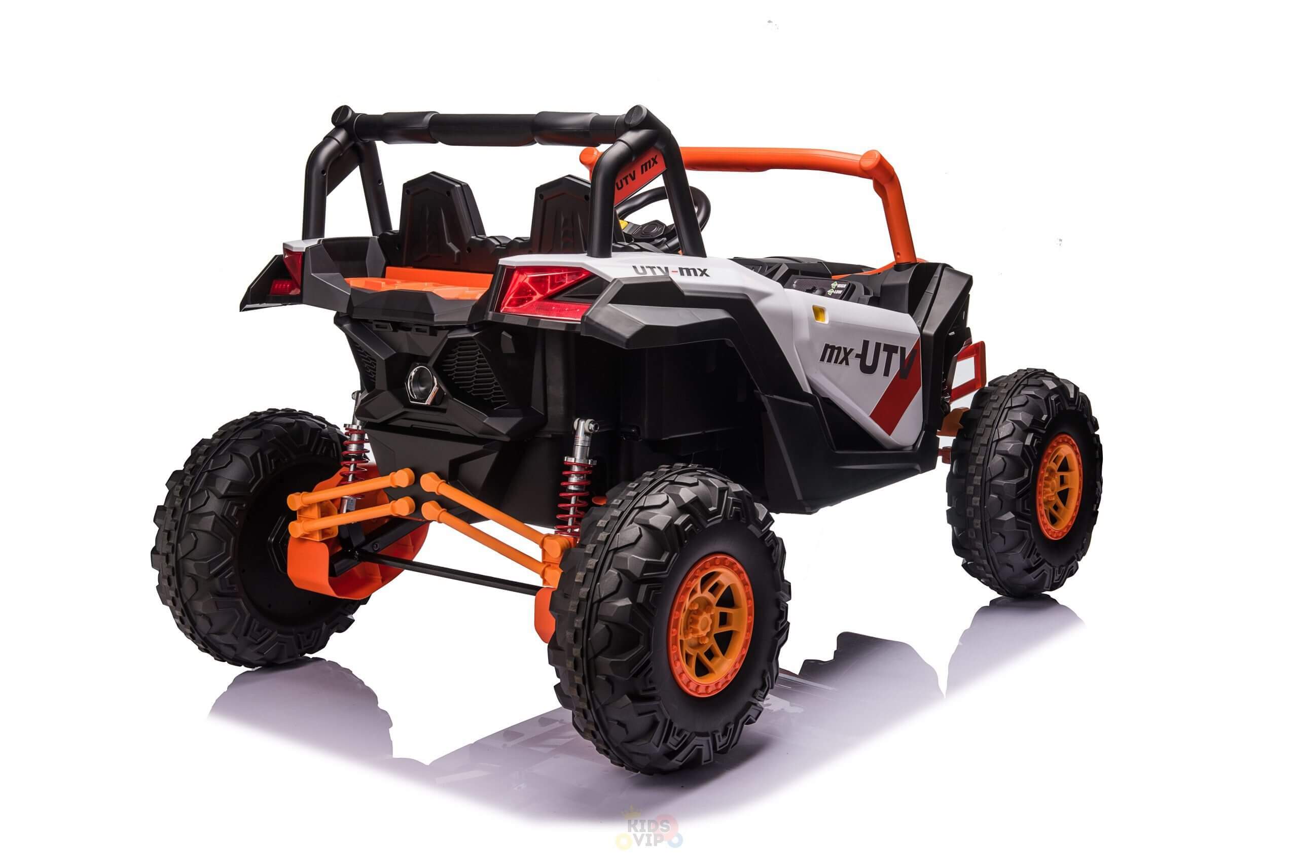 Challenger Edition 2-Seater XXL 4X4 24V Ride-On Buggy / UTV | SD, USB, MP3, 4WD | Orange image 7