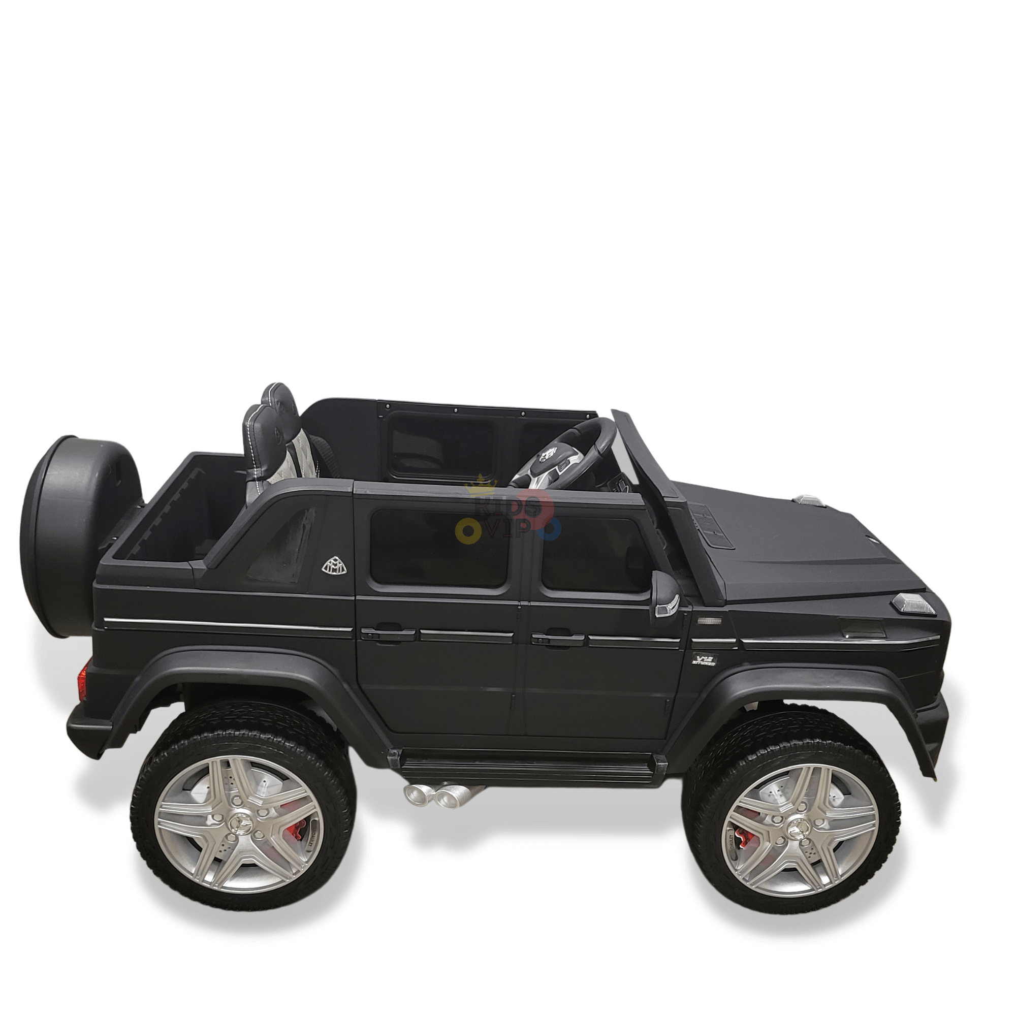 Luxury 4WD Matte Edition Mercedes Maybach G650 12V Ride On Car For Kids With RC image 3