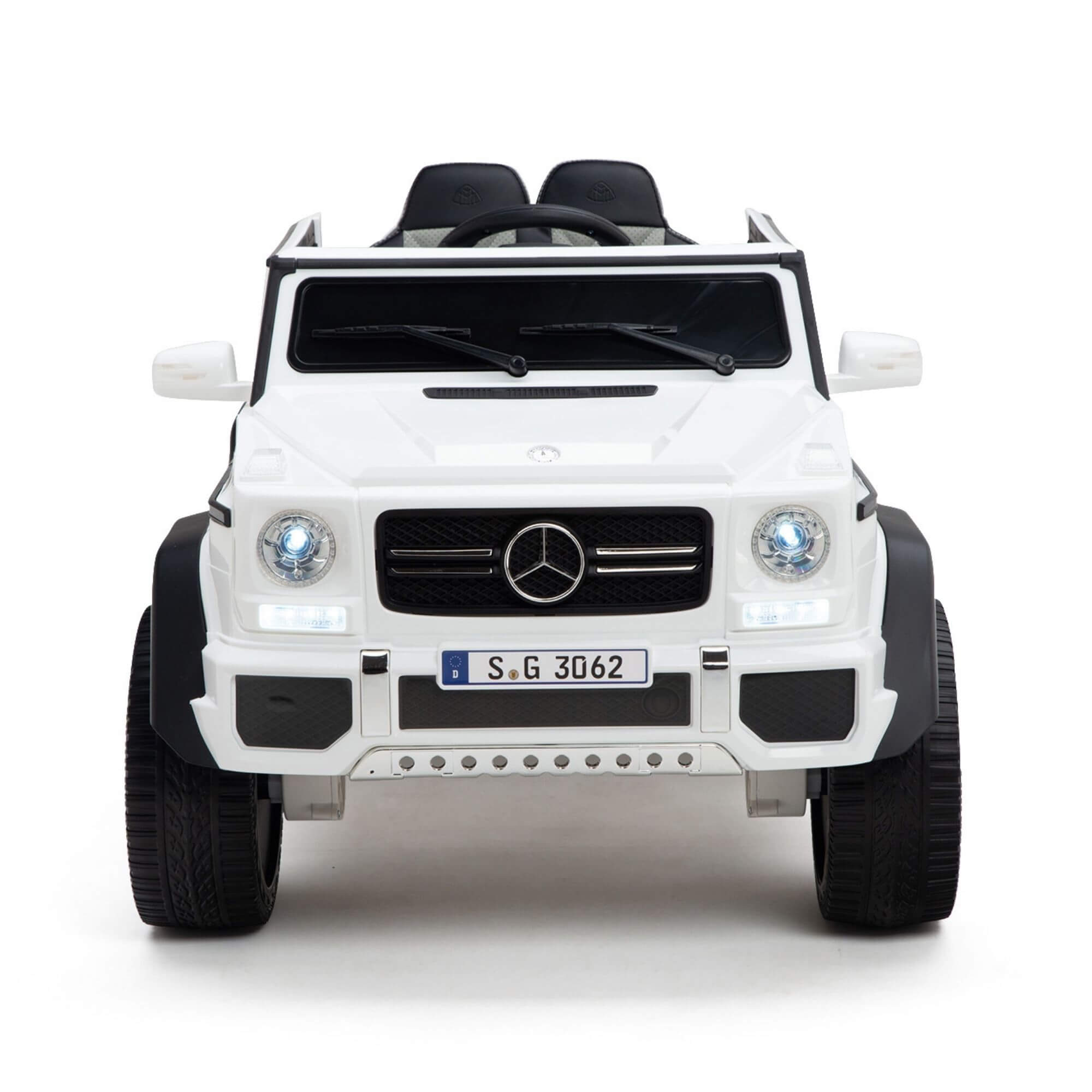 White Luxury 4WD Edition Mercedes Maybach G650 12V Ride On Car For Kids With RC image 16