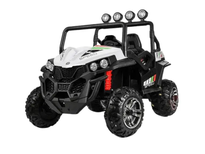 24V Enhanced 4X4 Viper Ride-On Buggy/UTV for 2 Riders With Leather Seats, Rubber Wheels, Bluetooth, Remote Control image 0