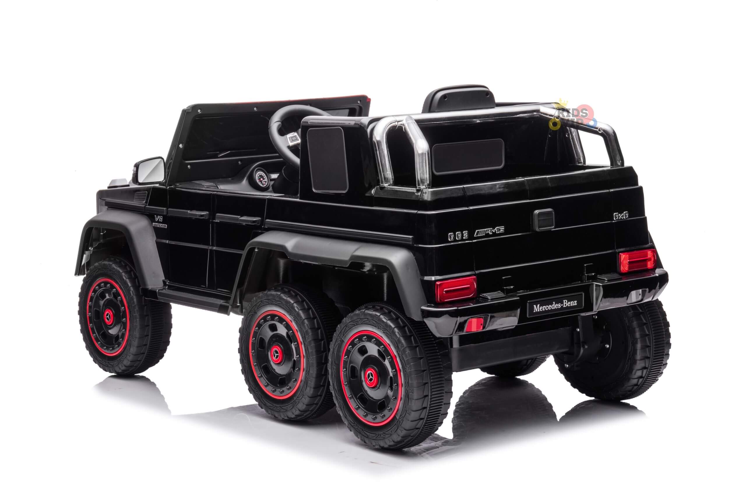 12V Complete Edition 6X6/6WD Mercedes Benz AMG G63 Ride-on Truck, EVA Wheels, Leather Seat, RC image 9