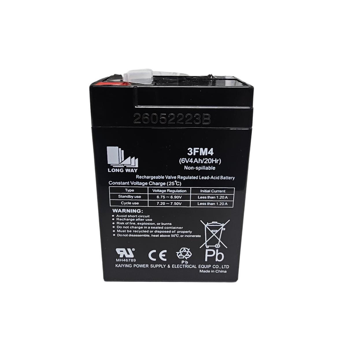 6V 4AH Replacement Rechargeable Battery - 6V/4AH (1 Pc)