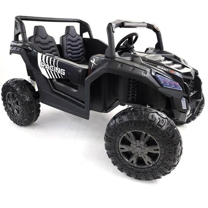 2 Seater XXL Edition Blade BT 24V/4WD Kids Exclusive Buggy/UTV With Rubber Wheels, Leather Seats image 8