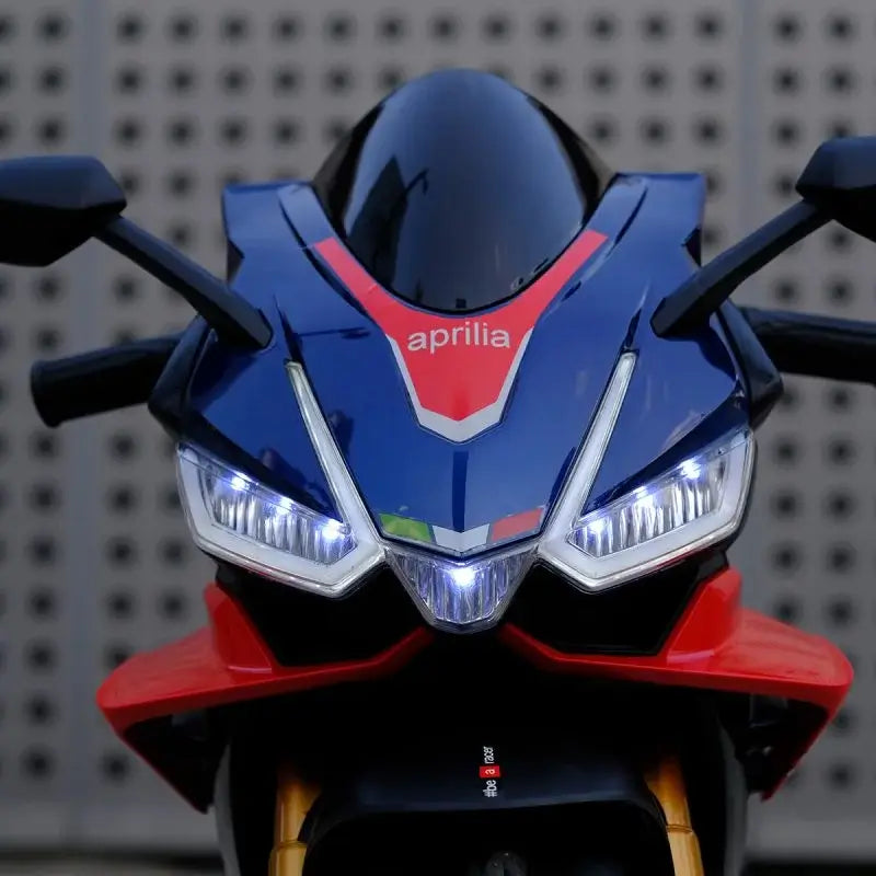 Upgraded Aprilia RSV4 12V Super Motorcycle With Music, Lights and Rubber Wheels image 3