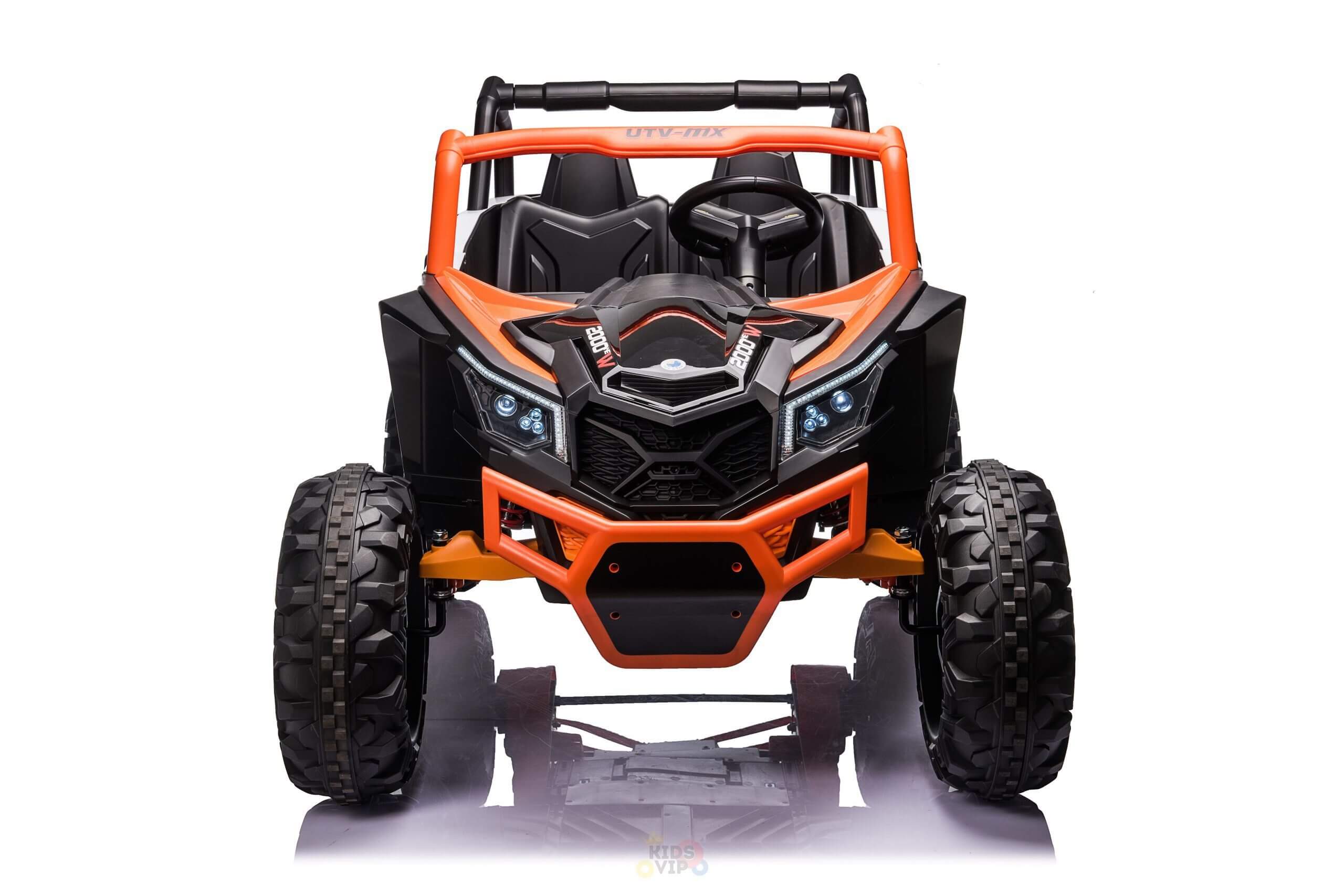 Challenger Edition 2-Seater XXL 4X4 24V Ride-On Buggy / UTV | SD, USB, MP3, 4WD | Orange image 2